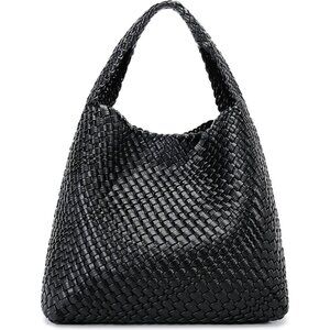 Women's Black   Purse Top-handle Shoulder Hobo Tote Bag